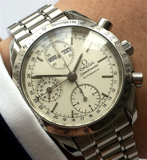 omega triple date speedmaster calibre|omega speedmaster automatic triple date.